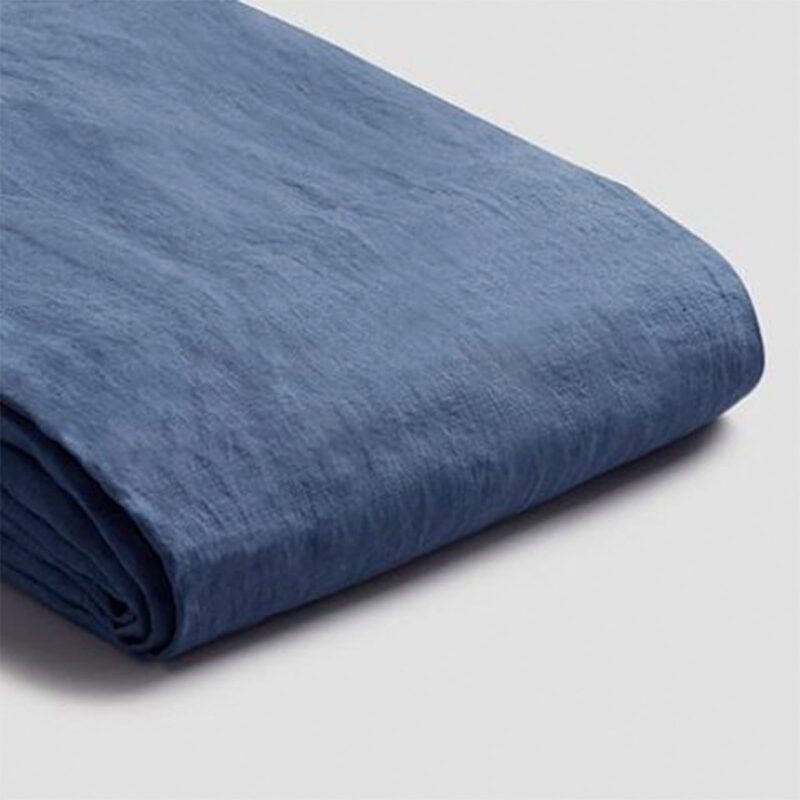 Blueberry Linen Blend Duvet Cover - Image 3