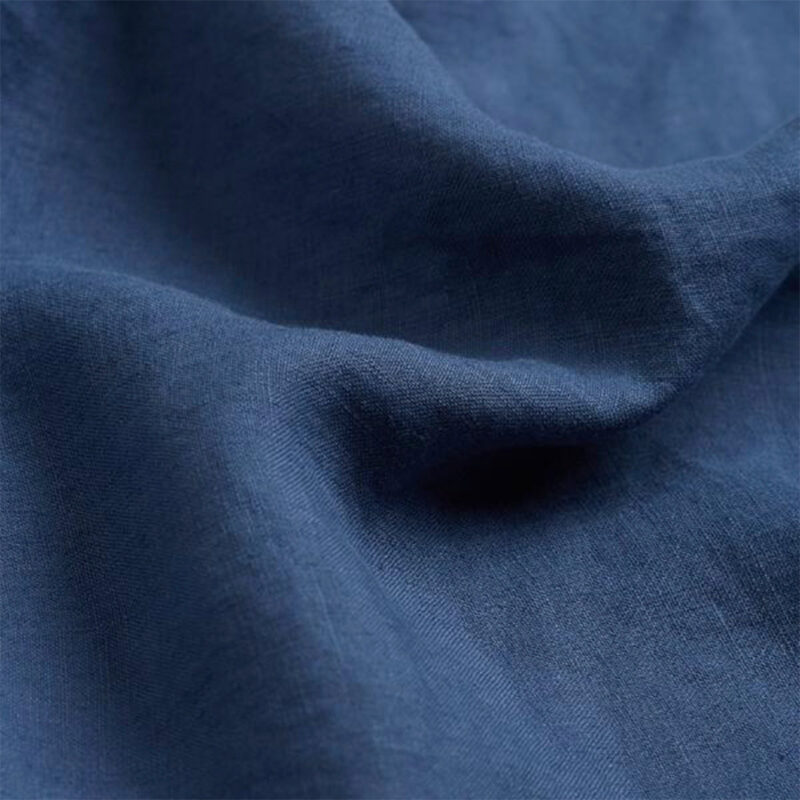 Blueberry Linen Blend Duvet Cover - Image 2