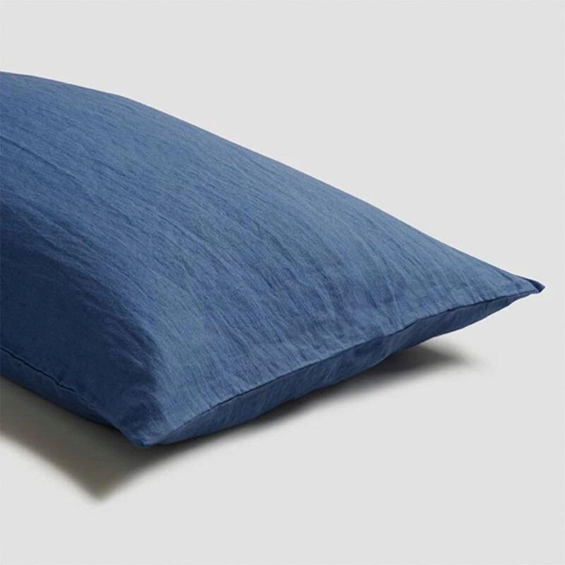 Blueberry Linen Blend Pillowcase (Pair) - Image 2