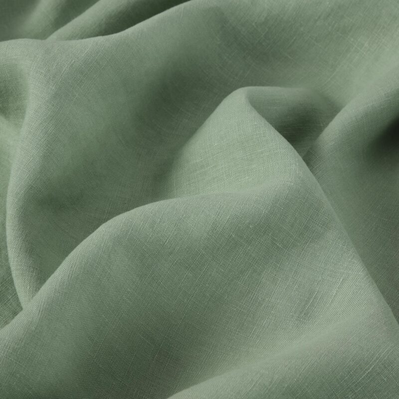 Sage Green Linen Blend Pillowcase (Pair) - Image 3