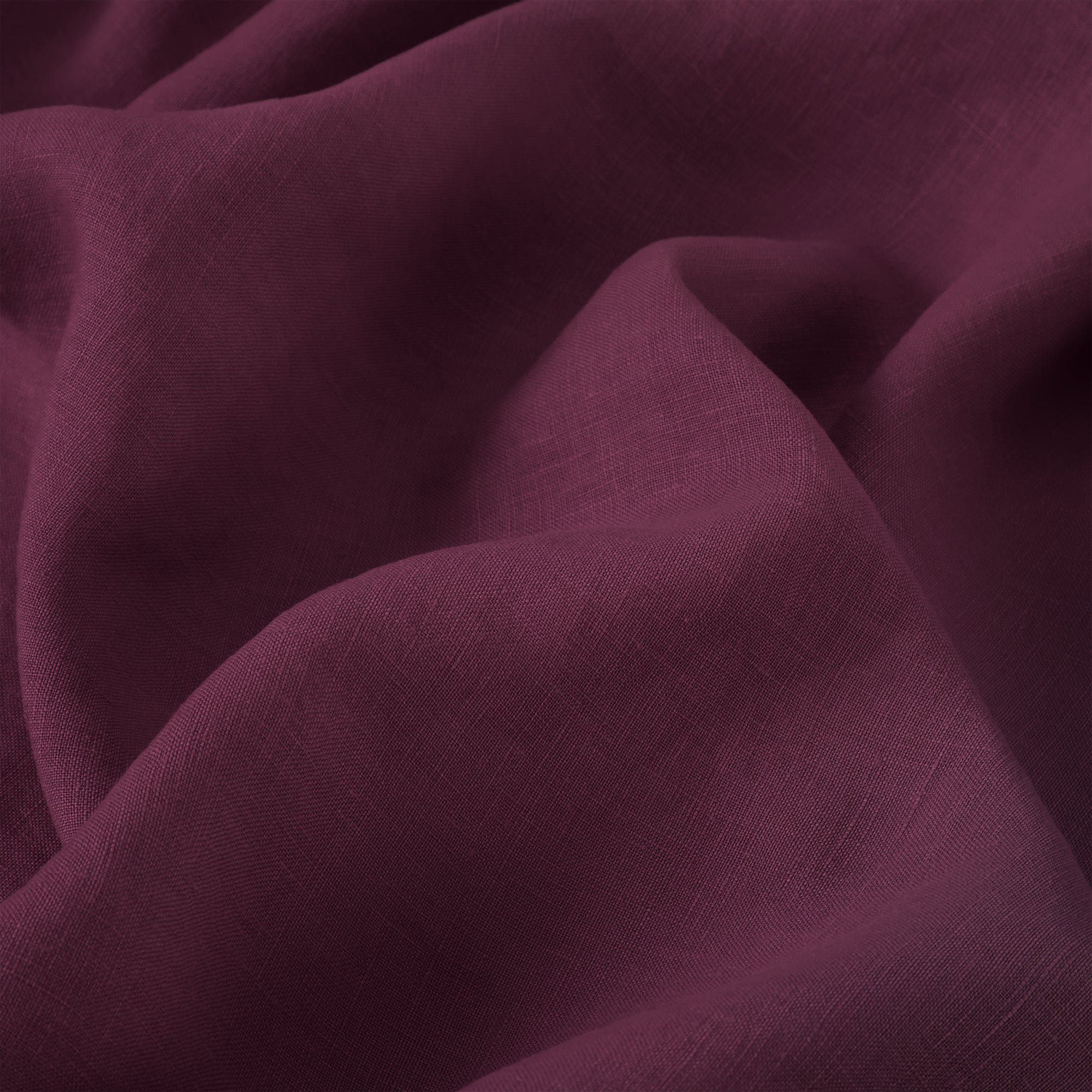 Berry Linen Blend Flat Sheet - Image 3