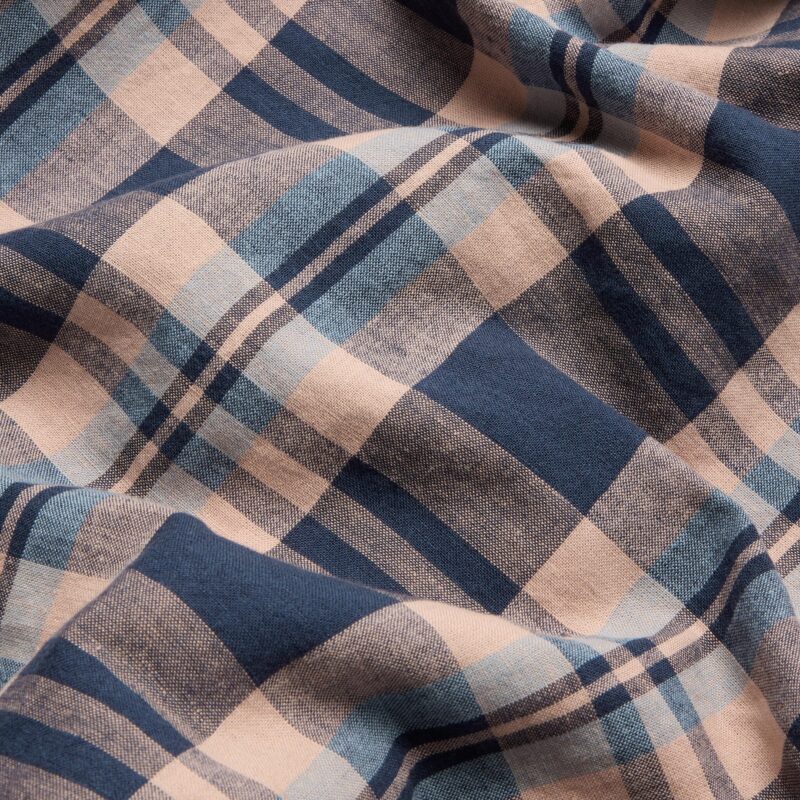 Atlantic Dallington Plaid Linen Blend Duvet Cover - Image 2