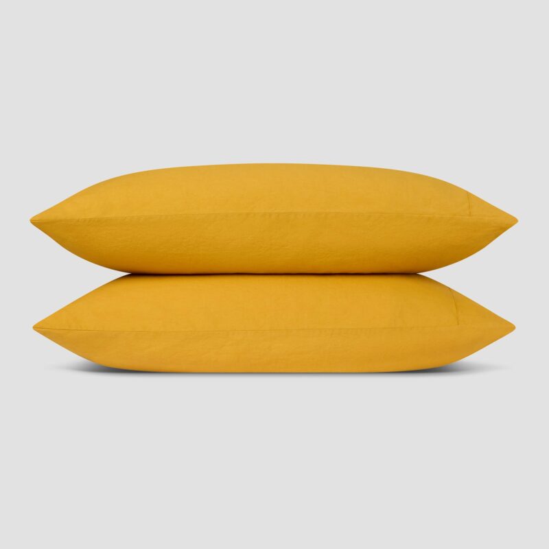 Honey Linen Blend Pillowcase (Pair) - Image 2