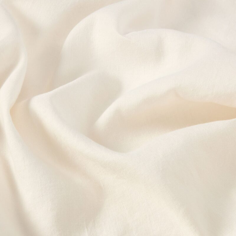 Pearl Linen Blend Duvet Cover - Image 3