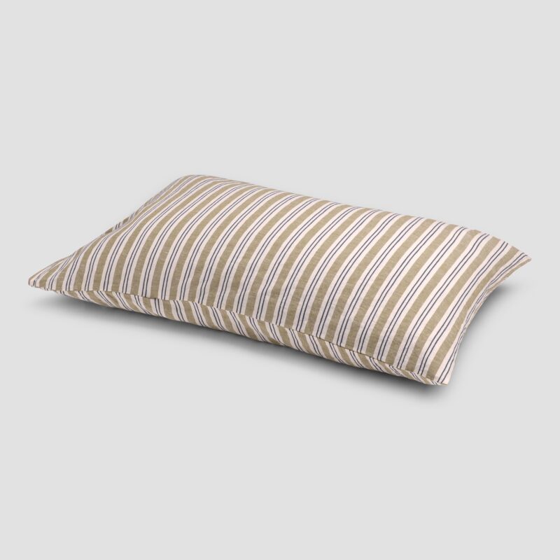 Thyme Somerley Stripe Linen Blend Pillowcases (Pair) - Image 3