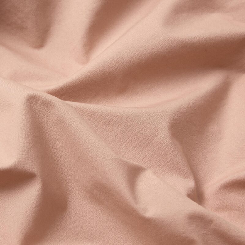 Blush Pink Washed Cotton Percale Duvet Cover - Image 2