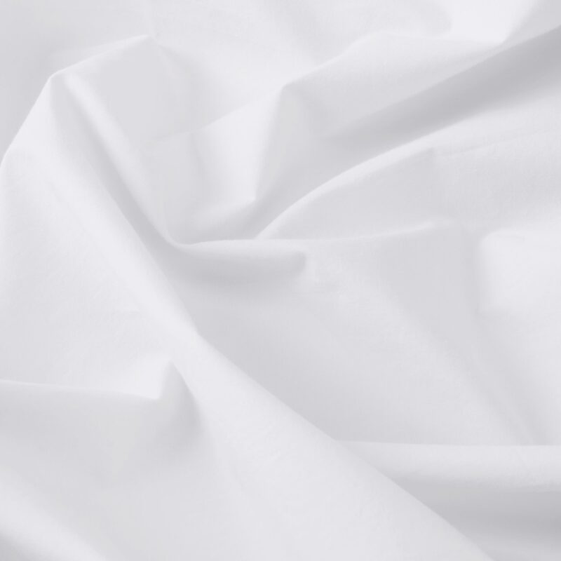 White Washed Cotton Percale Pillowcases (Pair) - Image 3